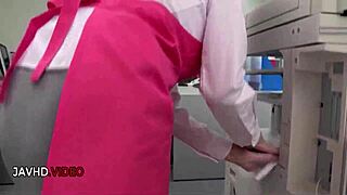 Asian Office Lady Chihiro Akino Gives Hardcore Blowjob At Work, Leading To Creampie Pleasure