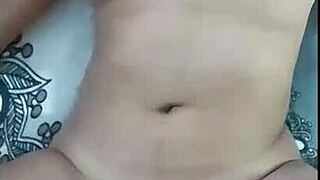 The Latina milf says, 'Open my legs, I want you to put all your dick in me.'