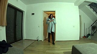 Milfycalla Feels Huge Cock In Pantyhose