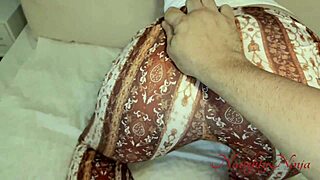 My Step-Mom Got Stuck While Cleaning My Room, Bent Over With Big Ass! 😏