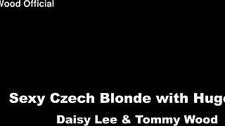 daisy lee blonde bimbo with big tits in action