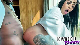 Rome face-fucks Ava until cum drips on her tits