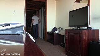 i got my ass fucked by a big white cock, black milf with huge tits