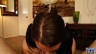 horny casey cumz jerks miles long to facial