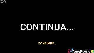 Brazilian mommy teases playful stepson with taboo doggystyle and blowjob actions in one-on-one encounter