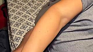 Wife bends over for creampie surprise