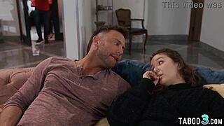 Teen Leana Lovings Lured Into Taboo Family Foursome Fuck