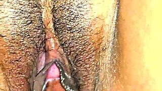 i see sexy latina milf close up with cum on her body i cant believe it