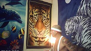 First Timer Feels Italian Cock Backstage