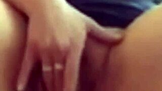 LOUD SOLO ORGASM from amateur wife masturbating her WET PUSSY and ASS