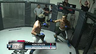 Black Cock Pounds Big Tits Milf Hard in MMA Ring Action!