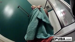 Nikita Von James Masturbates in the Shower with Her Big Tits!