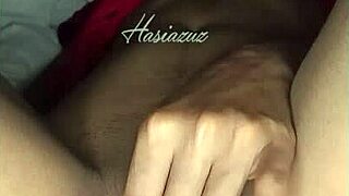 indian milf masturbates with dildo cum creampie