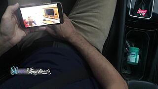 cuckold husband watches wife fucked on sofa