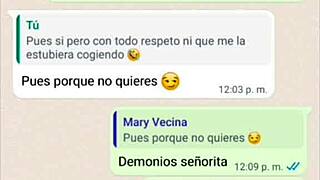 Doña Mary bent over in doggystyle, getting fucked hard while husband is away