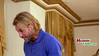 Support my cock in family threesome