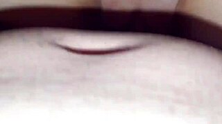 fucking skinny wife in pink panties, cumming in wet shaved pussy