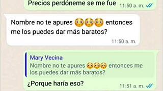 Doña Mary bent over in doggystyle, getting fucked hard while husband is away