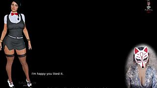 anna, show me your exciting affection under that skirt?