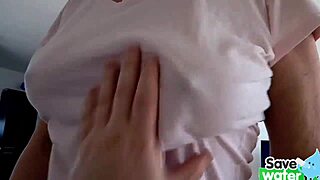 Stepmom starts sucking her stepson with a deep blowjob in amateur style. She keeps going until he finishes.