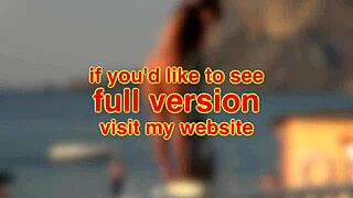 this milf is strolling nude in public, flashing passersby like a naughty exhibitionist