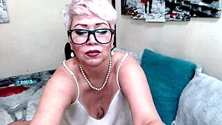 Filming Movie Checks Elasticity Of Elderly Secretary's Shaved Pussy With Fisting And Riding. Huge Nipples And Domination Add To Rough Sex Scene.