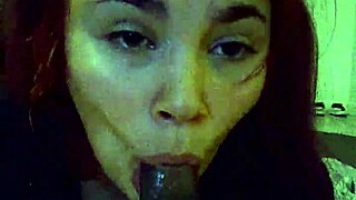 Sexy Redhead Milf Delivers Intense Blowjob And Cumshot