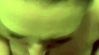 Horny milf Swettysvett intensely sucks in bathroom after workout