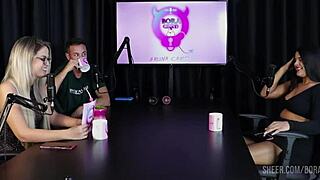 oh wow check out this compilation of val mineirinha in bora cast with bruna carlos all sexy and romantic on sheer red!!