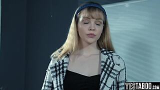 Big Tits Milf Borrows Teen Secretary for Lesbian Pussy Licking at Work