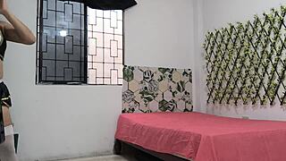 Slutty Religious Woman Loves Double Dildos!