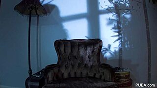 Hot Brunette Dildos Herself