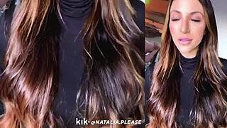 sfw beautiful natalia streams live on kik with adorable classy poses and cute smiles in her model session