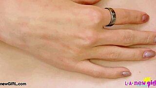 Hey check this lovely blonde beauty showing off her petite figure on casting couch.