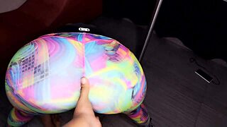 i love watching this beautiful peruvian prima move her ass in mallas she'll ride my cock doggystyle