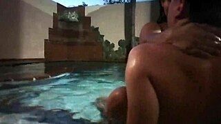 i hit my buddy's old lady from brazil in the florida pool during a homemade session with this mature milf wife slut young usa amateur couple lady