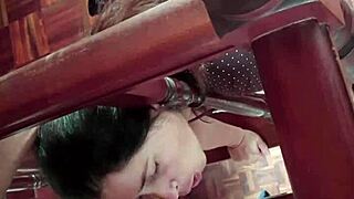 My young 18+ housewife stepmom got stuck and I fucked her hard!