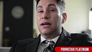 Kinky Blonde Claudia Valentine Dominates And Milks Therapist Brad Knight's Huge Cock