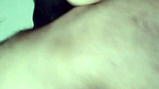 Amateur latina cougar shows off her curvy fat ass in homemade bedroom taboo scene.