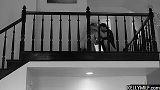 Blonde with Big Naturals Gets Hardcore Domination and Fucking