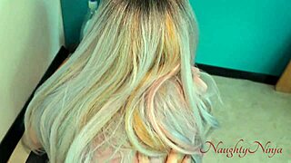 Curvy Blonde Step-Mom Squirts From Big Cock Missionary Sex And Creampie