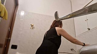 Heartfelt Laughter in Nicolettas Compilation of Awkward Moments in Public Restrooms