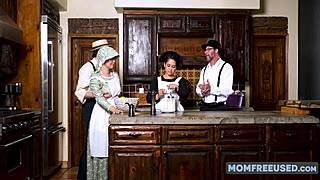 Curvy Amish Girl Jessie Rogers Offers Body For Dirty Cougar Roleplay Fucking