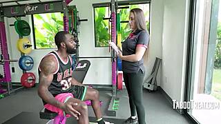 Melanie hicks and ace bigs shift from knot release to naughty grease with anal fucking and dirty talk