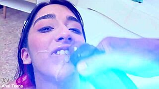 bruno's breaking luna galactica's tight 18+ ass in her first anal session with that massive black cock 😈🍑