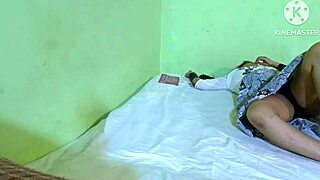 step nice gets intense missionary pounding from village uncle in quickie session