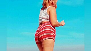 Bebezita, the blonde milf with big natural tits and huge nipples, reveals her sensual side.