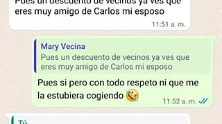 latina milf ass in homemade teen web chat with big ass mexican doña mary getting very horny over debt