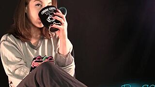 Your morning cup of me - but with clothes ripped and early morning yoga humiliation!