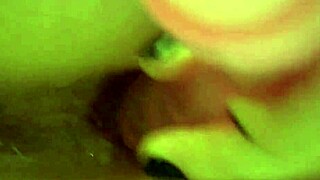 I love anal-vaginal penetration and fingering my clitoris as sexy milf in stockings masturbates to orgasm